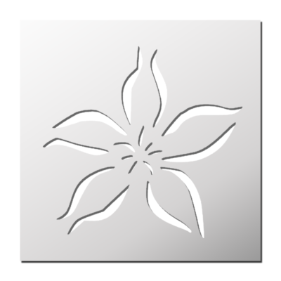 Pochoir Fleur