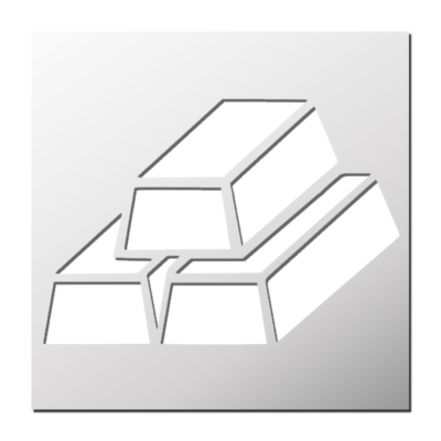 Pochoir Lingot d&rsquo;or