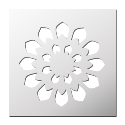 Pochoir Pétales de Fleur