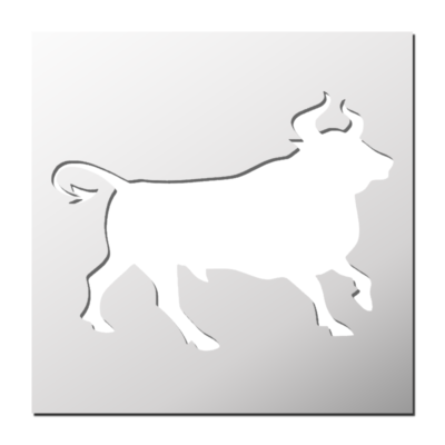 Pochoir Taureau