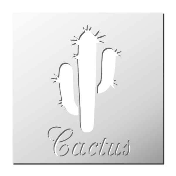 Pochoir Cactus