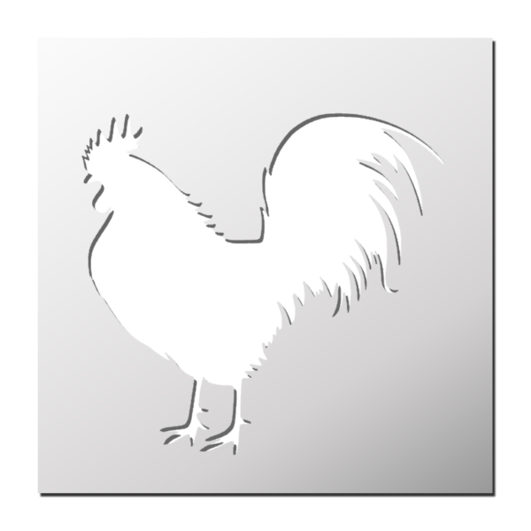 Pochoir Coq