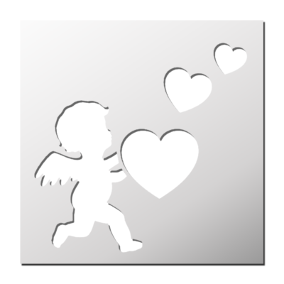Pochoir Cupidon