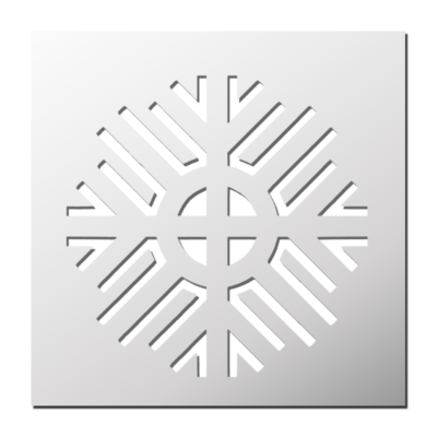 Pochoir Flocon de neige