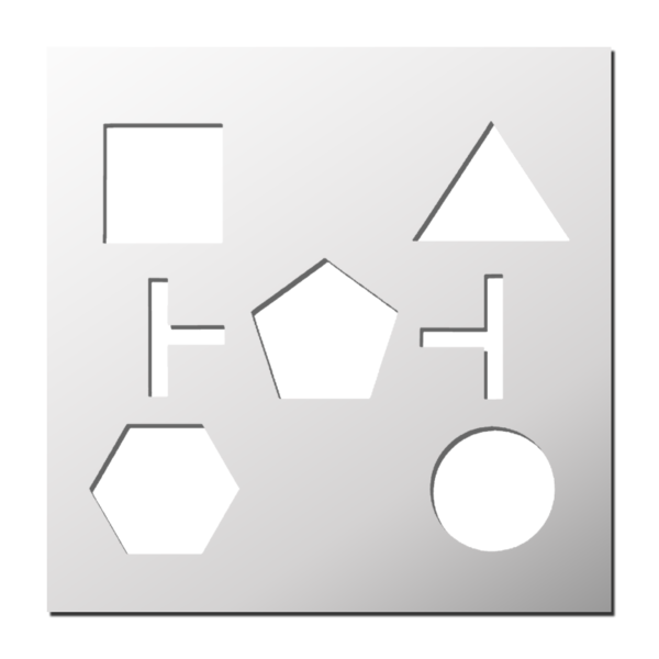 Pochoir Formes géométriques