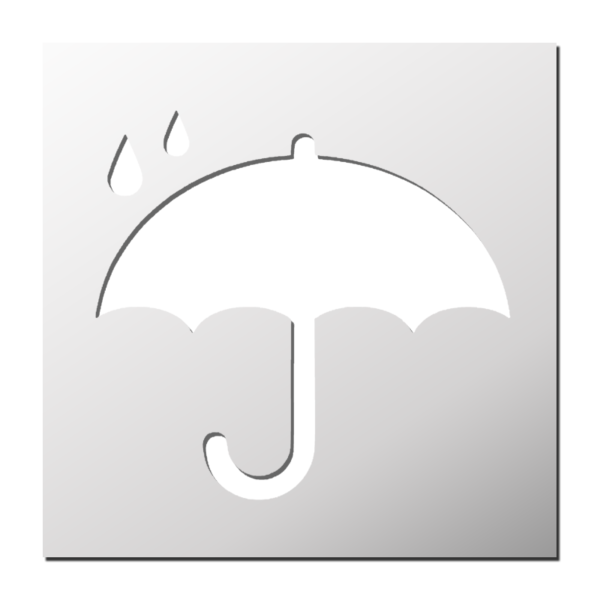 Pochoir Parapluie