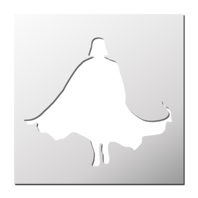 Pochoir Personnage Science Fiction