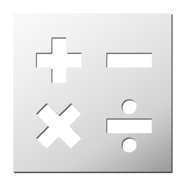Pochoir Symboles de calcul