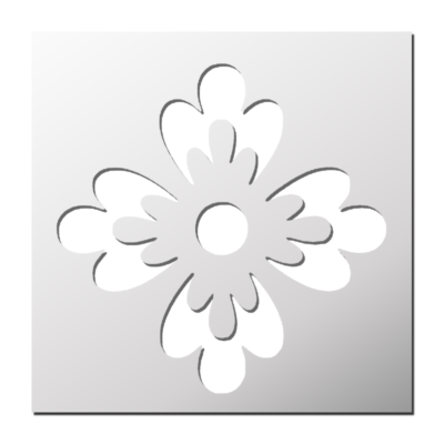 Pochoir Fleur
