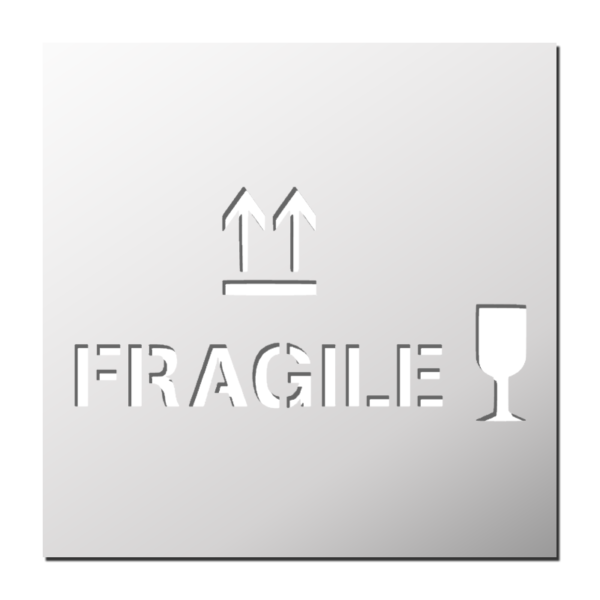 Pochoir FRAGILE