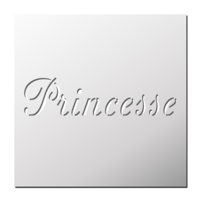 Pochoir Princesse