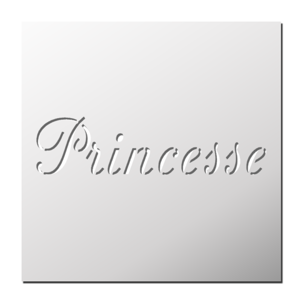 Pochoir Princesse