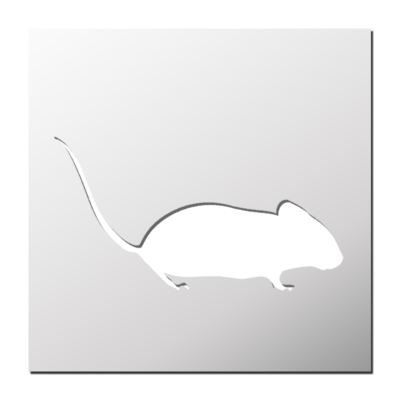 Pochoir Souris