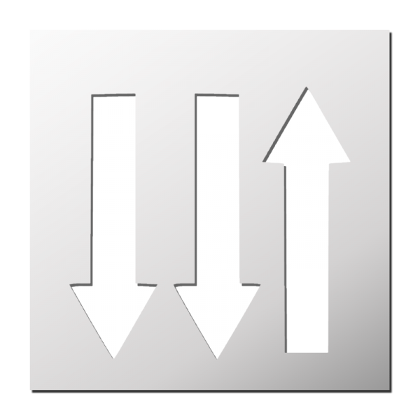 Pochoir 3 voies