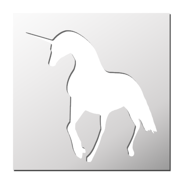 Pochoir Licorne