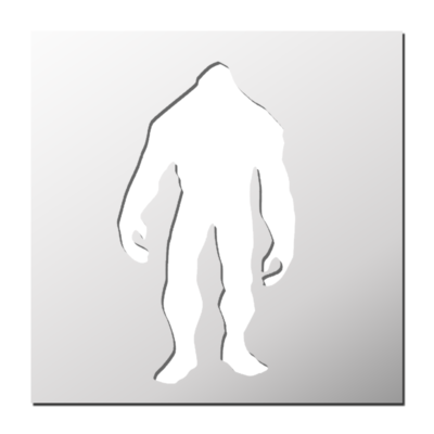 Pochoir Yéti « Hommes des neiges »