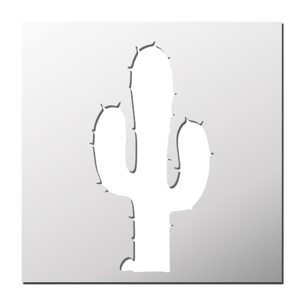 Pochoir Cactus