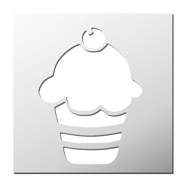 Pochoir Capcakes