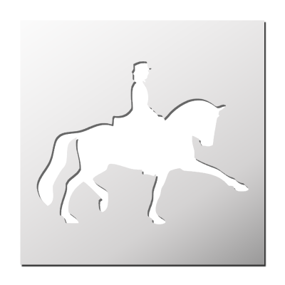 Pochoir Cavalier