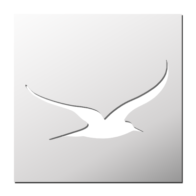 Pochoir Mouette