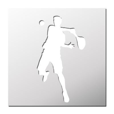 Pochoir Tennisman