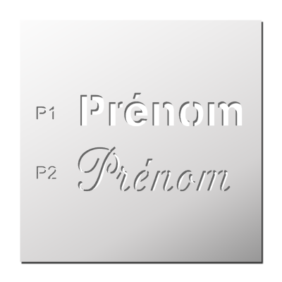 Pochoir Prénom
