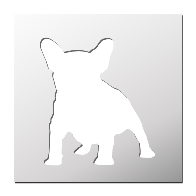 Pochoir Bouledogue