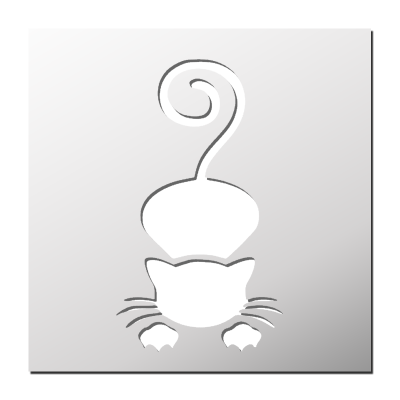 Pochoir Chat