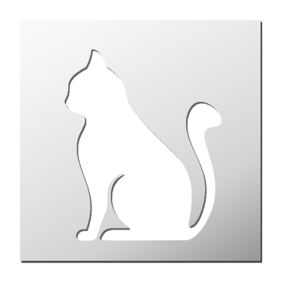 Pochoir Chat