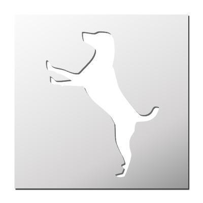 Pochoir Chien