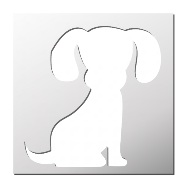 Pochoir Chiot