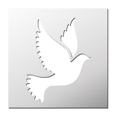 Pochoir Colombe
