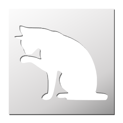 Pochoir Chat