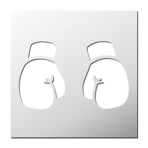 Pochoir Gants de Boxe