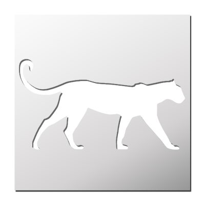Pochoir Léopard