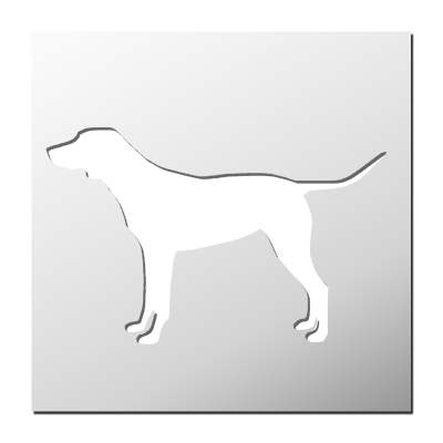 Pochoir Dog