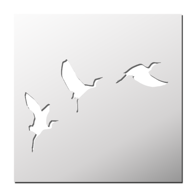 Pochoir Envol Oiseau