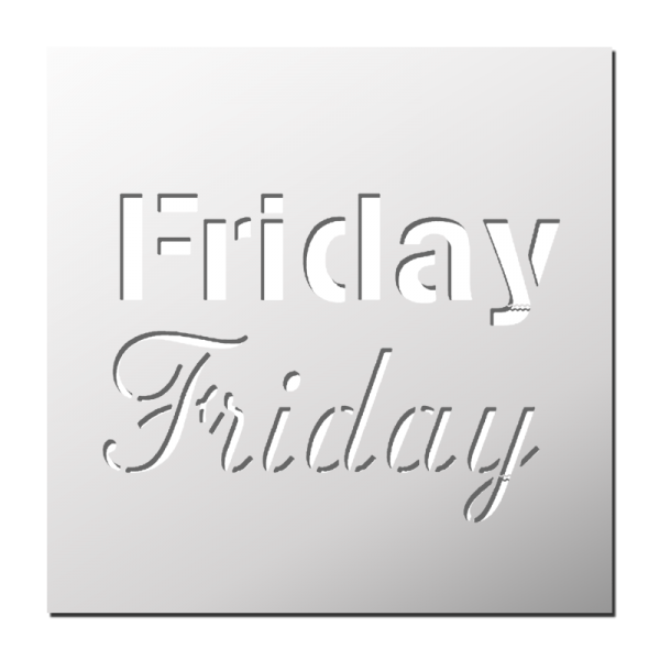 Pochoir Friday