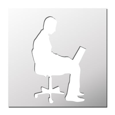 Pochoir Informaticien