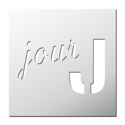 Pochoir Jour J