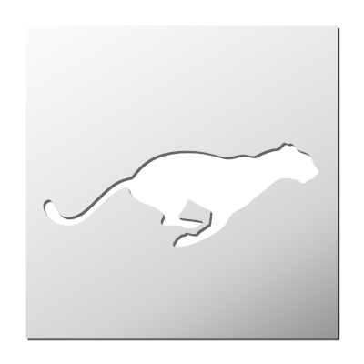 Pochoir Léopard