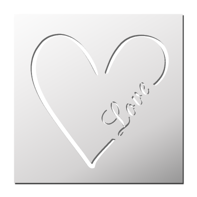 Pochoir LOVE