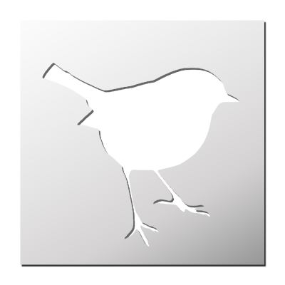 Pochoir Oiseau
