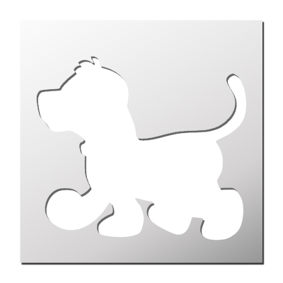 Pochoir Petit Chien