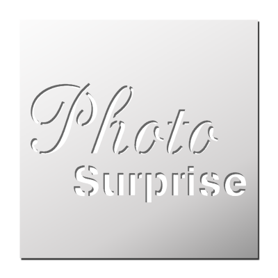 Pochoir Photo surprise