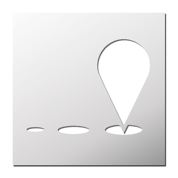 Pochoir Position GPS
