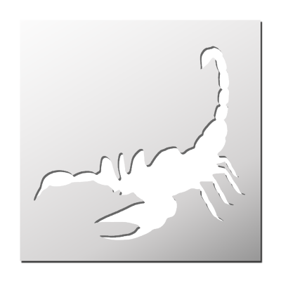 Pochoir Scorpion