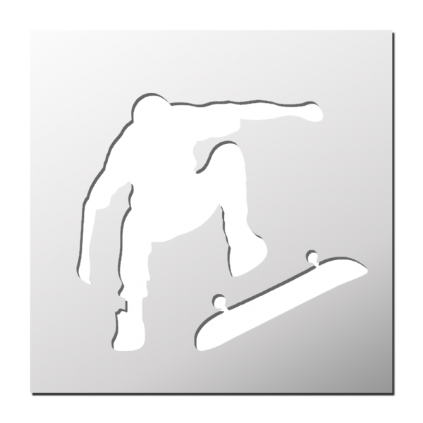 Pochoir Skateur