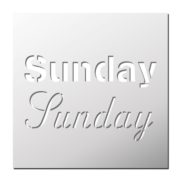 Pochoir Sunday