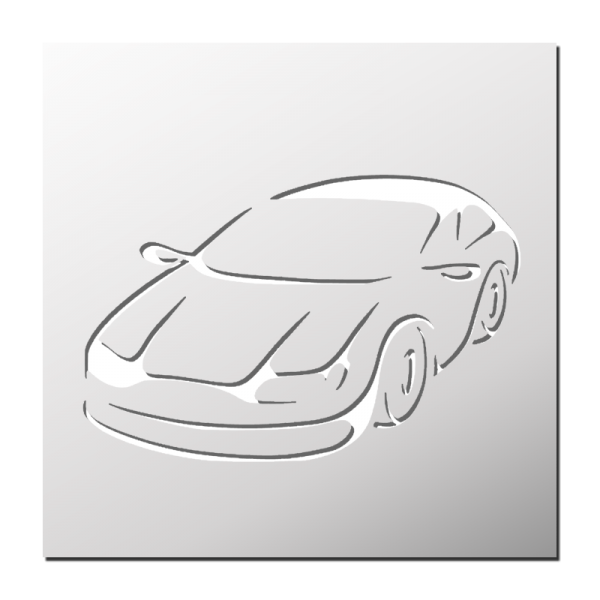 Pochoir Voiture